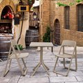 Siesta Dream Folding Outdoor Bistro Set with 2 Chairs Taupe ISP0791S-DVR-DVR